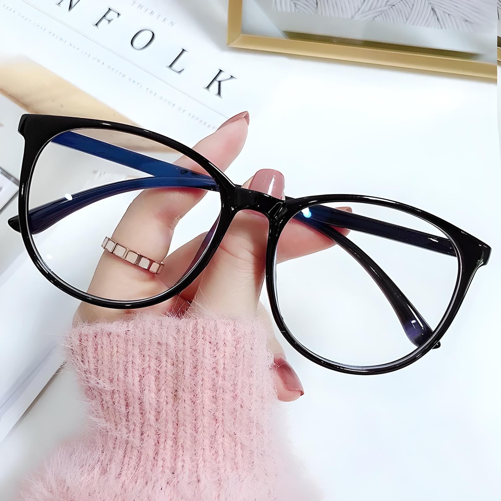 Lunettes de repos femme sans ordonnance - Lunettes anti - lumière bleue